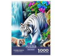 Tiger Falls Puzzle 1000 Pieces for Adults Teens Educational Entertainment Premium Box Collectible 70x50cm/1000pcs