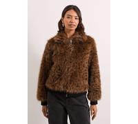 Tiger Faux Fur Bomber Jacket Dorothy Perkins Animal M