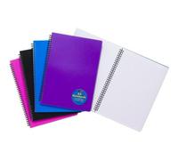 Tiger Feint Ruled A4 Notebook (Pack Of 5) Multicoloured (One Size)