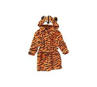 Tiger Fleece Dressing Gown Animal Crazy Orange 8-9 Years