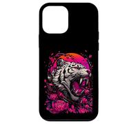 Tiger Floral Japanese Art Illustration Case for iPhone 12 mini