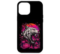 Tiger Floral Japanese Art Illustration Case for iPhone 12 Pro Max