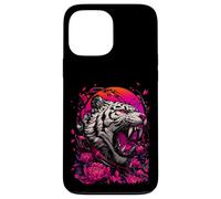 Tiger Floral Japanese Art Illustration Case for iPhone 13 Pro Max