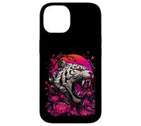 Tiger Floral Japanese Art Illustration Case for iPhone 14