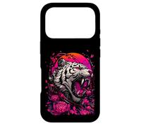 Tiger Floral Japanese Art Illustration Case for iPhone 17 Pro