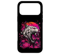 Tiger Floral Japanese Art Illustration Case for iPhone 17 Pro Max