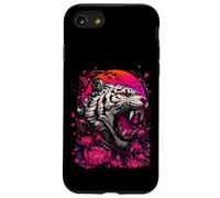 Tiger Floral Japanese Art Illustration Case for iPhone SE (2020) / 7/8