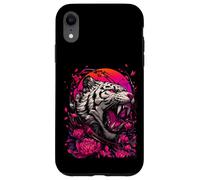 Tiger Floral Japanese Art Illustration Case for iPhone XR