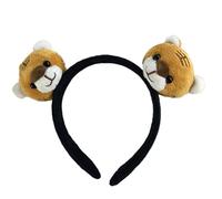 Tiger For Head Headband Cosplay Plush Furry Halloween School Roleplay Cosplay For Women Girls Adult Decorations Cute Tiger Headwear Women Girls