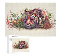 Tiger Forest - Wooden Jigsaw Puzzle for Adults, 1000 PCS, Festive Gift for Adults - for A Rewarding Weekend Challenge