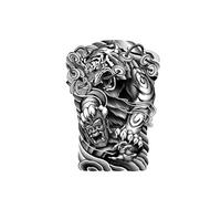 Tiger Full Back Tattoo Stickers Waterproof Long-Lasting Herbal Semi-Permanent Simulation Non-Reflective Juice