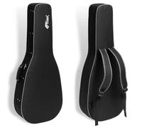 Tiger Full-Size Acoustic Guitar Foam Case - Black