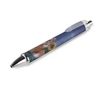 Tiger Galaxy Starry Sky Sunflower Retractable Ballpoint Pen Black Ink Ball Point Pen Work Pens 1 PCS