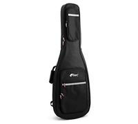 Tiger GGB35-EL Electric Guitar Padded Gig Bag - 10mm Padding, Twin Zips, Built-in Neck Strap, Twin Rucksack Straps, Zipped Pockets - Black