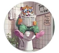 Tiger Go Toilet 1000 Pieces Puzzles for Adults Jigsaw Puzzles for Adults Interactive Family Game, Suitable for Ages 14+ 67.5x67.5cm