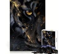 Tiger Golden Gaze 1000 Piece Jigsaw Puzzles for Adults Jigsaw Memory Lift Slow Enjoy Image Assembly Creative Gift (38x52cm)