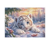 Tiger Group 500 Piece Jigsaw Puzzle for Adults Snow Pine Mountain Sick Day Activity Gentle Distraction No Dust Pieces Great Gift for Get Well Soon 500 PCS