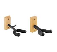 TIGER GST21-BK Violin Wall Mount with Bow Holder & Tiger Wooden Ukulele Wall Mount