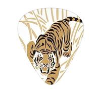 Tiger Guitar Picks 12 Pcs, Acoustic Essential Thick And Thin Plectrums Students 0.46 0.96 0.71 M