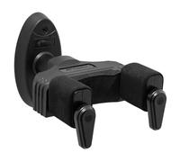 Tiger Guitar Wall Hanger with Self-Locking Neck Grip, Pivoting Yoke and Soft Padded Frame for Instrument Protection - Fits Acoustic, Electric & Bass Guitars - 10cm x 5cm Wall Mount