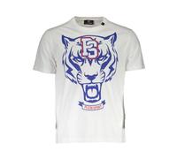 Tiger Head Graphic Tee - male - Plein Sport - Training T-shirts & Tops - White - M - Sport M