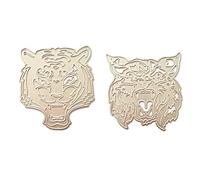 Tiger Head Metal Cutting Dies Stencils for Scrapbooking Decorative Embossing Paper Cards Template Decor Die Cuts Metal Die Cuts