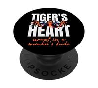 Tiger Heart Woman Body Henry Six Part Three Shakespeare Play PopSockets Adhesive PopGrip