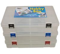 Tiger HOBBY STORAGE TUFF BOX Multi-Purpose Organiser Utility + 1-10 Moveable Compartments