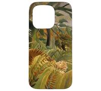 Tiger in a Tropical Storm by Henri Rousseau (1891) Case for iPhone 15 Pro