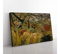 Tiger in A Tropical Storm by Henri Rousseau Canvas Print 30x20 Inch
