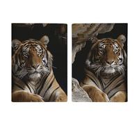 Tiger in Cave Passport Holder, ID Card Protector Case Passport Holder with Slot Passports Travel Wallet Document Cover for Women And Men