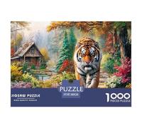 Tiger in ForestFormidable 1000-Piece Jigsaw Puzzles for Adults An Odyssey of Impossible, Hard, And Difficult Challenging Puzzle Educational Games - The Ultimate Gift for Dedicated Adult And Teen Puzz