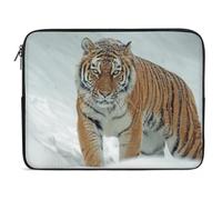 Tiger in The Snow Laptop Sleeve Case Computer Protective Briefcase Handbag Slim Cover Carrying Bag