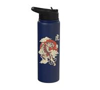 Tiger Japanese Art Stainless Steel Insulated Water Bottle