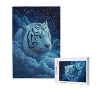 Tiger Jigsaw Puzzles for Adults 1000 Piece, Cloud Puzzles for Adults Wooden, Funny/Difficult/Impossible/Challenging Decompression Games, As a Birthday for Women and Men ML-242