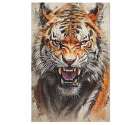 Tiger Jigsaw Puzzles for Adults 1000 Pieces Puzzle Brain Teaser And Children Premium Quality Wooden 78×53cm