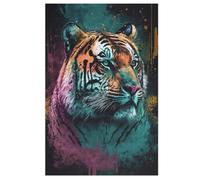 Tiger Jigsaw Puzzles for Adults 1000 Pieces Puzzle Brain Teaser And Children Premium Quality Wooden （78×53cm）
