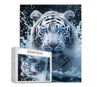 Tiger Jigsaw Puzzles for Adults 2000 Piece Puzzle Games Animal Puzzles for Adults, Challenging Mastermind Game IQ Puzzle, Gifts for Teenage Boys 13-15 Years, Stress Relief Fun Smart Games S-753