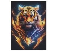 Tiger Jigsaw Puzzles for Adults 300 Pieces Puzzle Brain Teaser And Children Premium Quality Wooden 42×30cm