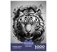 Tiger Jigsaw Puzzles for Adults Animal Puzzles 1000 Pieces Impossible Puzzle for Adults Gifts 70x50cm/1000pcs