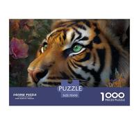 Tiger Jigsaw Puzzles for Adults Educational Game The Impossible Challenge 1000 Pieces Difficult Hard Jigsaw Puzzles for Man And Woman with Letters on Back 70x50cm/1000pcs