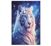 Tiger Jigsaw Puzzles for Kids 1000 Pieces 3d Tiger Wooden Puzzle Decompression Game for Adults Women Kids Girl Family Gathering Educational Game Toys （78×53cm）