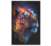 Tiger Jigsaw Puzzles for Kids 1000 Pieces 3d Tiger Wooden Puzzle Decompression Game for Adults Women Kids Girl Family Gathering Educational Game Toys （78×53cm）