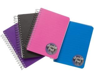 Tiger Jumbo A6 TWire 200 Sheet NoteBook Pack of 2 Assorted Colour