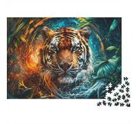 Tiger Jungle Water Jigsaw Puzzle, 1000 Pcs For Adults