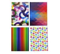 Tiger Kaleidoscope Fashion A5 Notebook - Assorted Designs Single