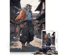 Tiger Karate Fighter 1000 Pieces Jigsaws Adults Puzzles Logic Boost Toy Bonding Time Premium Edge Premium Gift 38x26cm