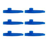 TIGER KAZ7BL-6 Plastic Kazoo Instrument Blue Pack of 6