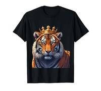 Tiger King Crown Birthday Costume Zoo Pajama Kids Toddler T-Shirt