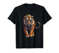 Tiger King Crown Sunglasses Birthday Costume Zoo Pajama Kids T-Shirt